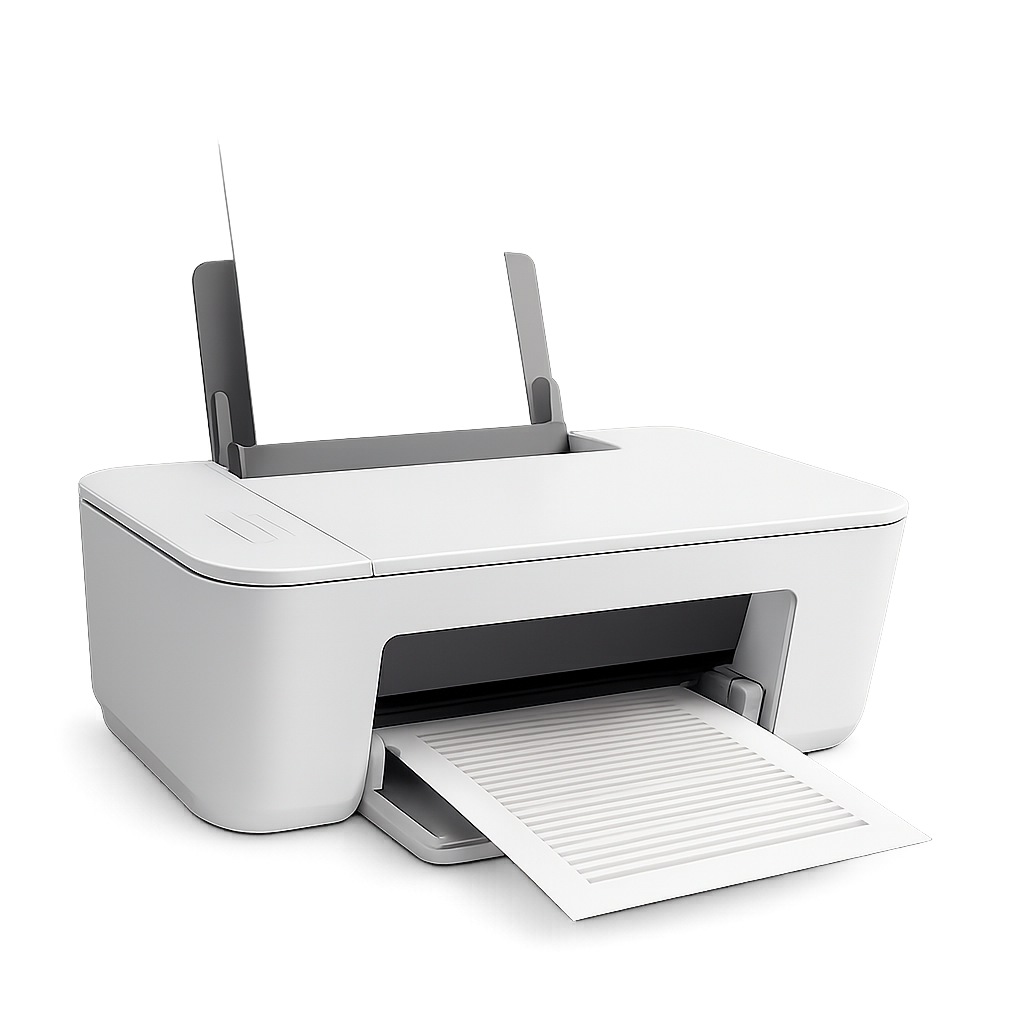 Modern white wireless printer